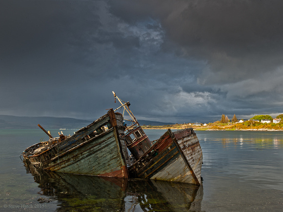 Old boats of Salen